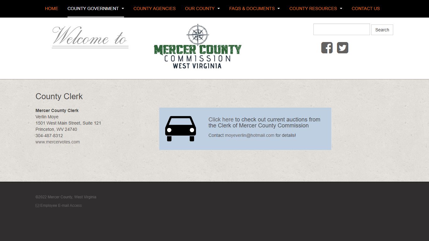 Mercer County - County Clerk